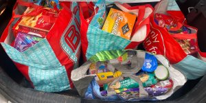 Monmouthshire nursing home helps foodbank to make Christmas special