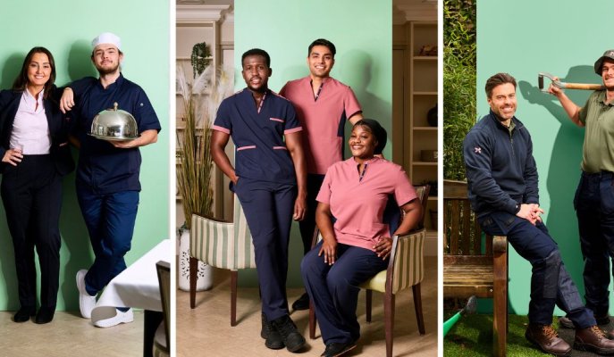 Hallmark redefines care home workwear that combines comfort with style