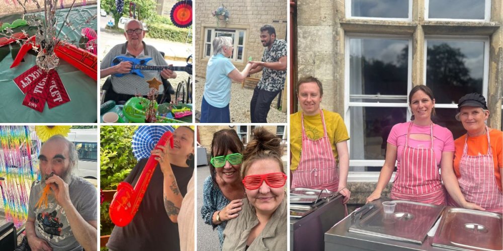 Two Frome Nursing Homes Celebrate their own version of Glastonbury